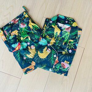 BRAND NEW Hand Block Print Cotton Lightweight Cotton pajamas Bridesmaid Pj Set